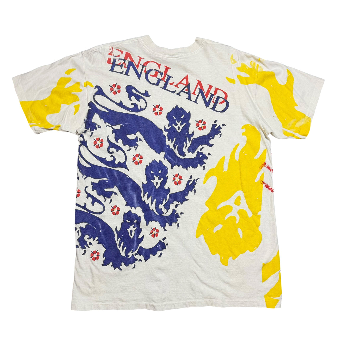 1990s England Umbro 3 Lions AOP