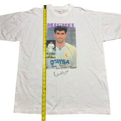 1990 Real Madrid Michel (José Miguel González Martín del Campo) Spain Signature Auto
