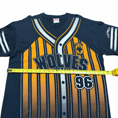 1990s Wolverhampton Wanderers Nutmeg Wolves Baseball Style AOP