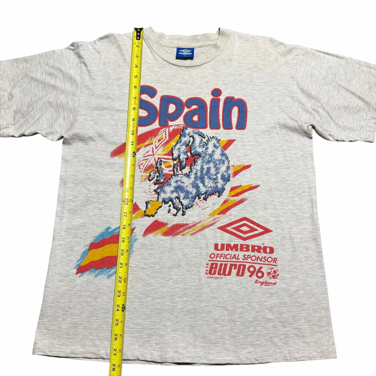 1996 Spain Euros Umbro Flag