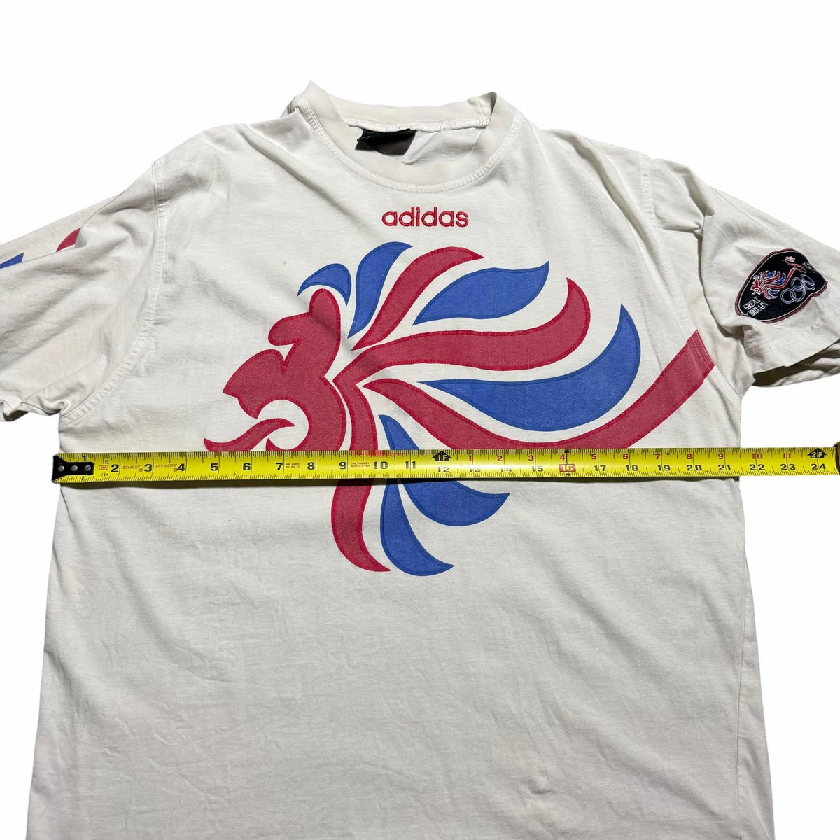 1996 England Adidas Olympics Soccer Three Lions Great Britain