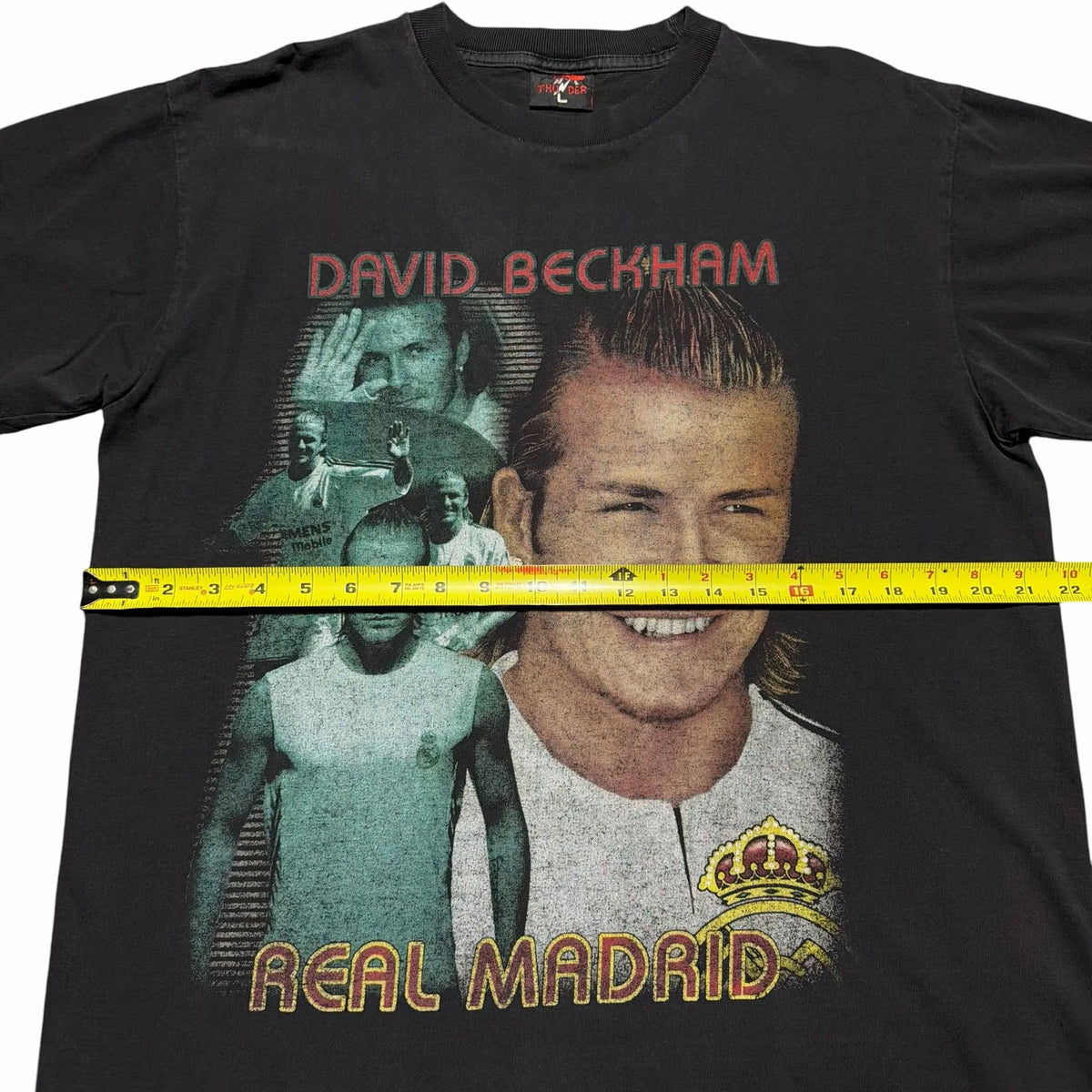 2000s Real Madrid David Beckham 23 Rap Tee