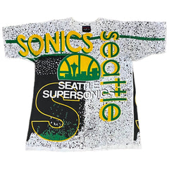1990s Magic Johnson Seattle SuperSonics NBA AOP